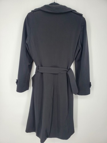 Collection Fiftynine by Bloomingdale schwarzer Damen-Trenchcoat Poly/Elasthan Größe 8 - Bild 4 von 5