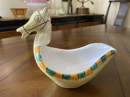 3 Vintage Aldo Londi Bitossi Italy Horse Ceramic Bowl Set - Picture 13 of 17