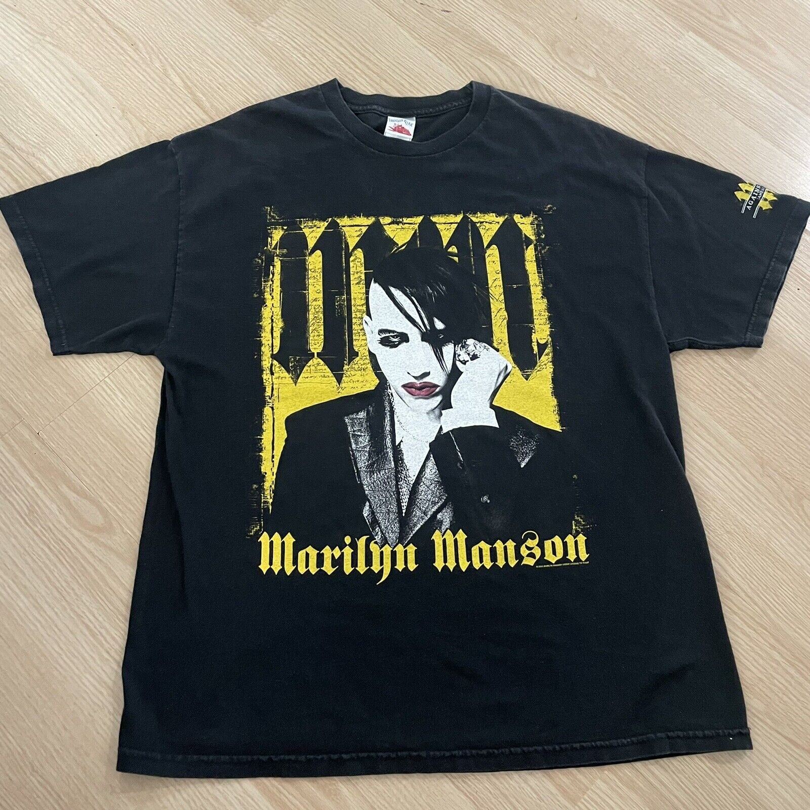Vintage Marilyn Manson T Shirt 2004 Against All G… - image 1
