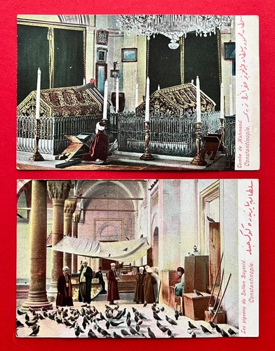 2 x AK CONSTANTINOPEL Türkei um 1910 Grab von Mahmond, Tauben von Sultan( 114652 - Bild 1 von 2
