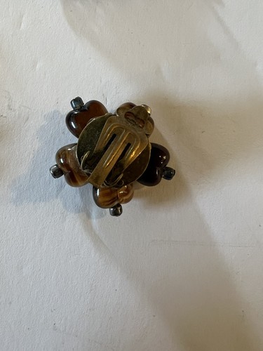 Vier Vintage Kostüm Schmuckstücke Schmetterling Pinsel Pin - Bild 6 von 9