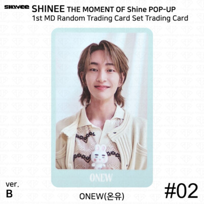 SHINee シャイニー まとめ売り 希少品 CD ALBUM トレカ MD SHINee The Moment of Shine Pop Up 1st MD Random Trading Card
