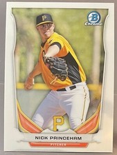 2014 Bowman Chrome Prospect Nick Kingham ERROR Variation SP “Princeham” #PEC-NK