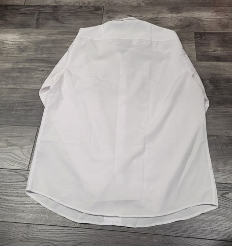 Men's Nautica White Button-down Dress Shirt Slim Fit Size L 16 - 16 1/2 34/35 - Picture 2 of 7