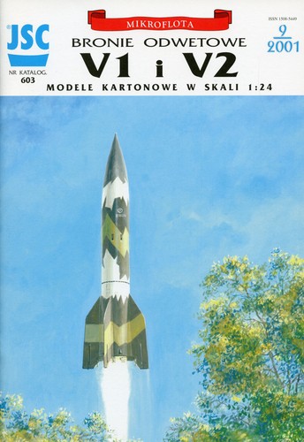 WWII Fliegende Bombe V1 und Rakete V2 # Kartonmodellbau # Maßstab 1:24 # JSC603 - Bild 7 von 7