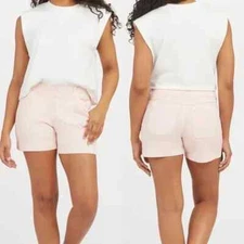 Spanx 20318R Stretch Twill Shorts 5" Ice Pink - Large