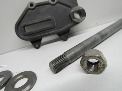 Aprilia Pegaso 650 ML Hinterradachse Achse hinten Mutter Bremssattelplatte 305mm - Bild 2 von 3