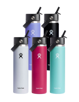 HydroFlask - ハイドロフラスク⭐︎Wide Mouth Flex Straw 24oz 24 oz Wide Mouth Water Bottle w/ Flex Straw Cap | Hydro Flask