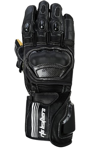 Predator Elite Motorcycle Kangaroo Leather Gloves Made with Kevlar® & Knox® SPS - Picture 2 of 9