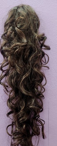 26" Ponytail Extension Drawstring Ponytail for Women Long Thick...Wavy #001 - Picture 7 of 7