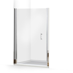 Aleko Thick Tempered Glass Pivot Bath Shower Door 48 X 72 Inches