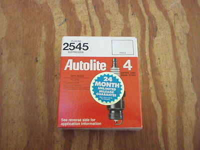 1983 Ford and Mercury 2.3L spark plugs 4 pack Autolite part #2545 NOS! - Bild 1 von 1