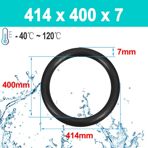 Guarnizioni Guarnizione Rondella O Rings 7mm Spessore Cavo 16mm-740mm ID NBR 70 Nero 7,0mm - Foto 125 di 166
