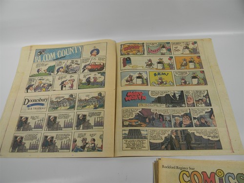 1986 Sunday Comic Section Full Month January Lot of 4 Rockford Illinois - 11C3 - Picture 11 of 12