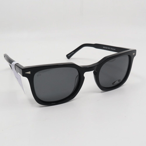 Gafas de sol Prive Revaux The Yorke nuevas polarizadas negras/grises cuadradas - Imagen 4 de 10