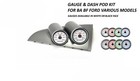 <!--F#f_0-->SAAS Gauge Dash Pod Boost & Oil Pressure Gauges for BA BF Falcon XR6 F6 Typhoon <!--F/-->