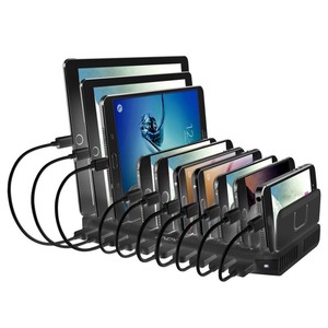 Multiple Device Charging Station 10 Port Usb Iphone Ipad Tablet Image Is Loading Multiple Device Charging Station 10 Port Usb Iphone