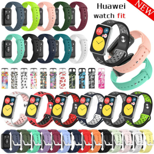 Replacement Strap for HUAWEI Watch Fit Smart Watch Band Silicone Sport Wrist - Picture 1 of 173