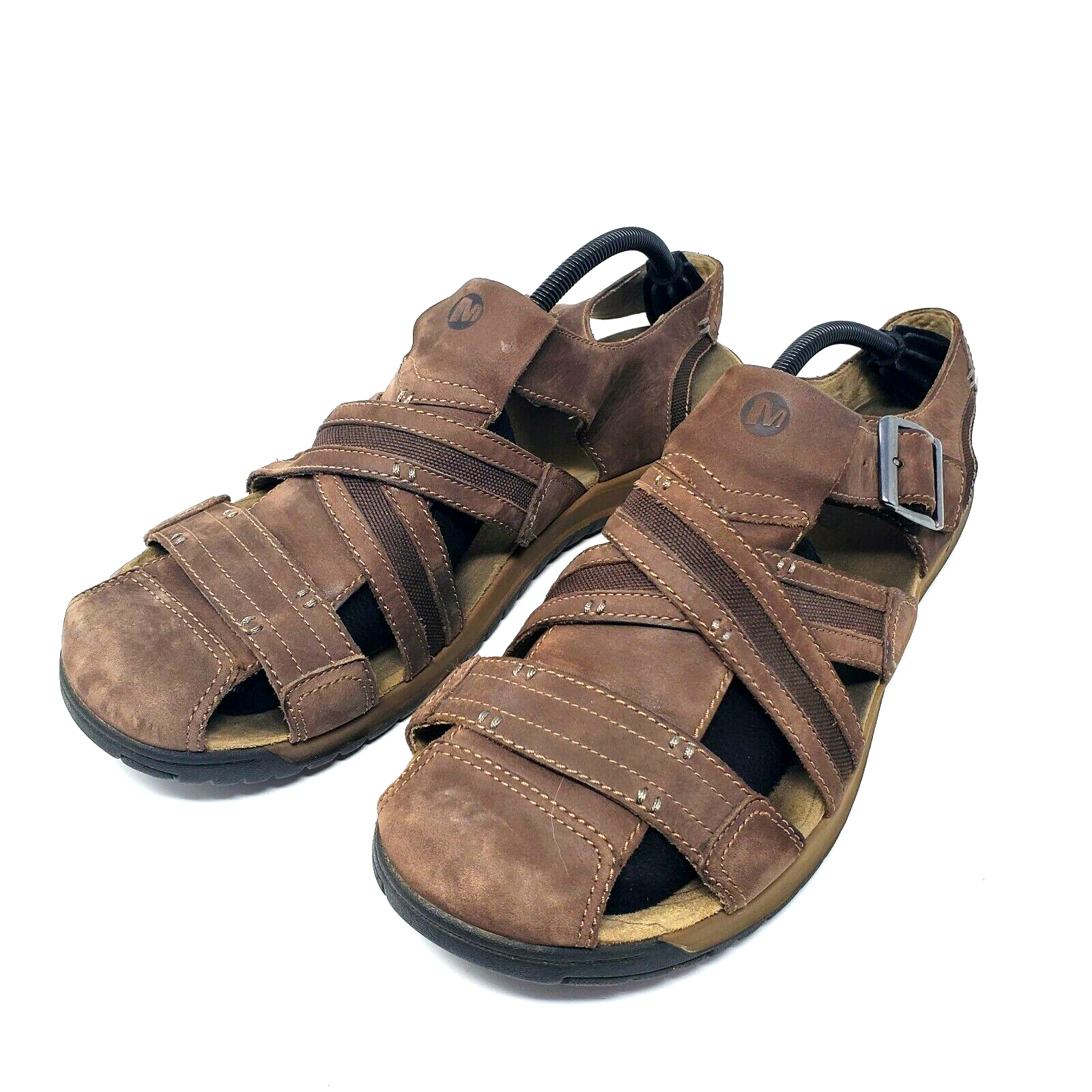 Merrell Traveler Fisher Boulder Hiking Fisherman Sandals J62213 Fudge Men's 14