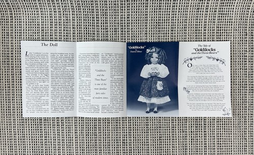 Heroines From The Fairytale Forest Goldilocks Porcelain Doll 1989 Dianna Effner - Picture 23 of 24