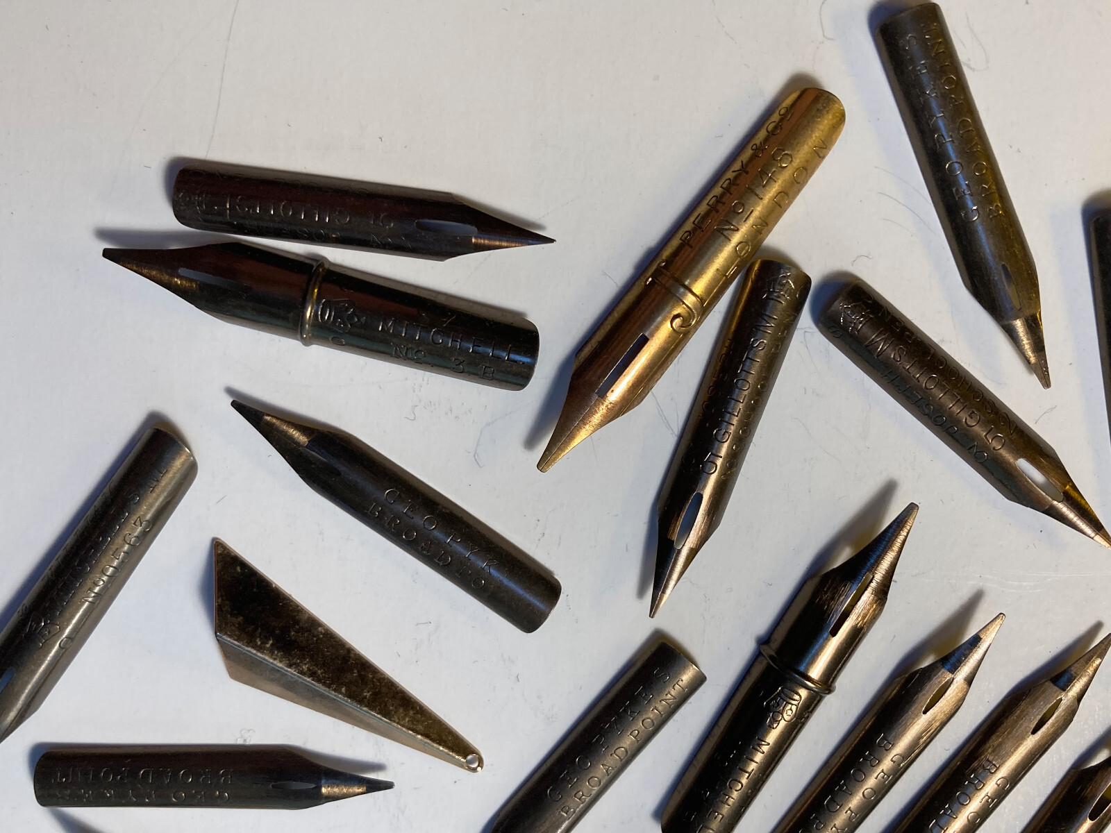 JOBLOT 43 VINTAGE CALLIGRAPHY NIBS FOR DIP PEN eBay