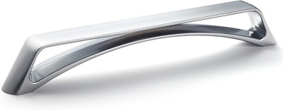 Goo-Ki 6 Pack Refine-Edge Matte Chrome Cabinet Pulls 6 5/16'' Center to Center