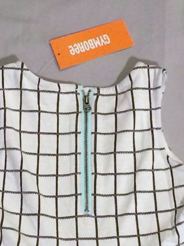 NWT Gymboree Girls XS 4 Posh and & Playful Set Black White Stripe Dress Sweater - Picture 7 of 8