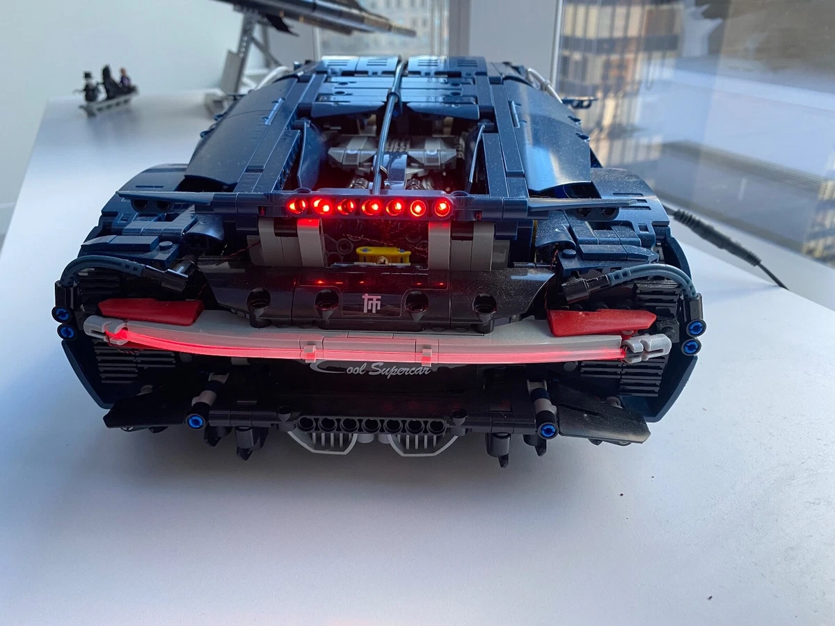3599Pcs Lepin Technical 42083 Super Sports Racing with custom LED