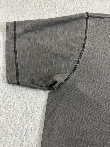 Calvin Klein Jeans Shirt Men's 3XT Gray Chambray Short Sleeve Contrast Stitching - Picture 14 of 17