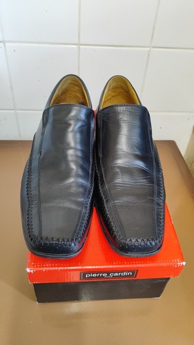 Pierre Cardin Gents Smart Slip On Shoe UK Size 9 Euro 43 Black - Picture 5 of 10