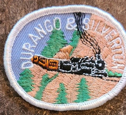 VINTAGE Durango and Silverton Narrow Gauge Railroad Rail collectors PATCH