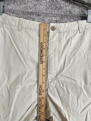 Izod Rock Washed Surplus Khaki Chino Pants Mens Size 36x32 Off White