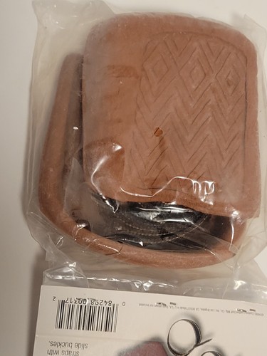 Kneepads Molded natural Rubber, CLC Custom Leathercraft 317 Single Strap , Brown - Picture 6 of 7