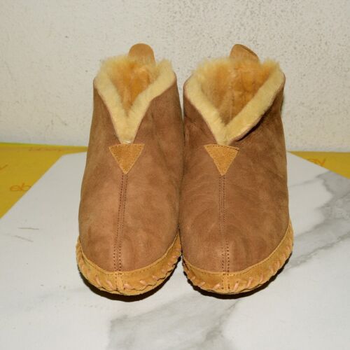 LL Bean Wicked Good Slipper Shoes Suede Shearling Men US 11 - Picture 3 of 17