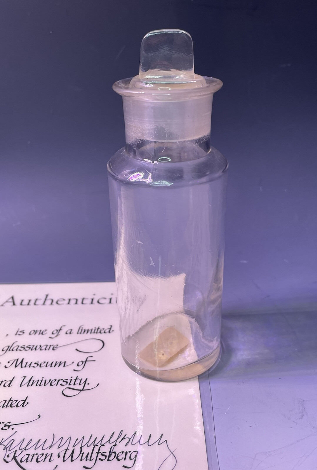 Antique 19th C. Louis Agassiz Harvard University w/COA Apothecary Bottle Science - Picture 3 of 23