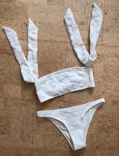 Triangl Bikini Alessia in White Jacquard S - Bild 8 von 9