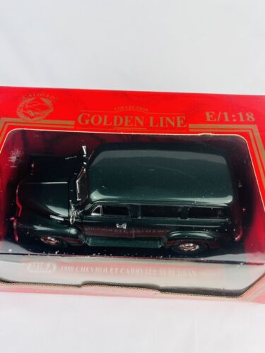 SELTENE 1950 CHEVROLET CARRYALL SUBURBAN GRÜN MIRA 1:18 ÖFFNUNGSHAUBE & TÜREN - Bild 2 von 7