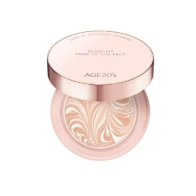 (AGE 20's) Glow-Fit Tone Up Sun Pact 12.5gx2ea Refill Set