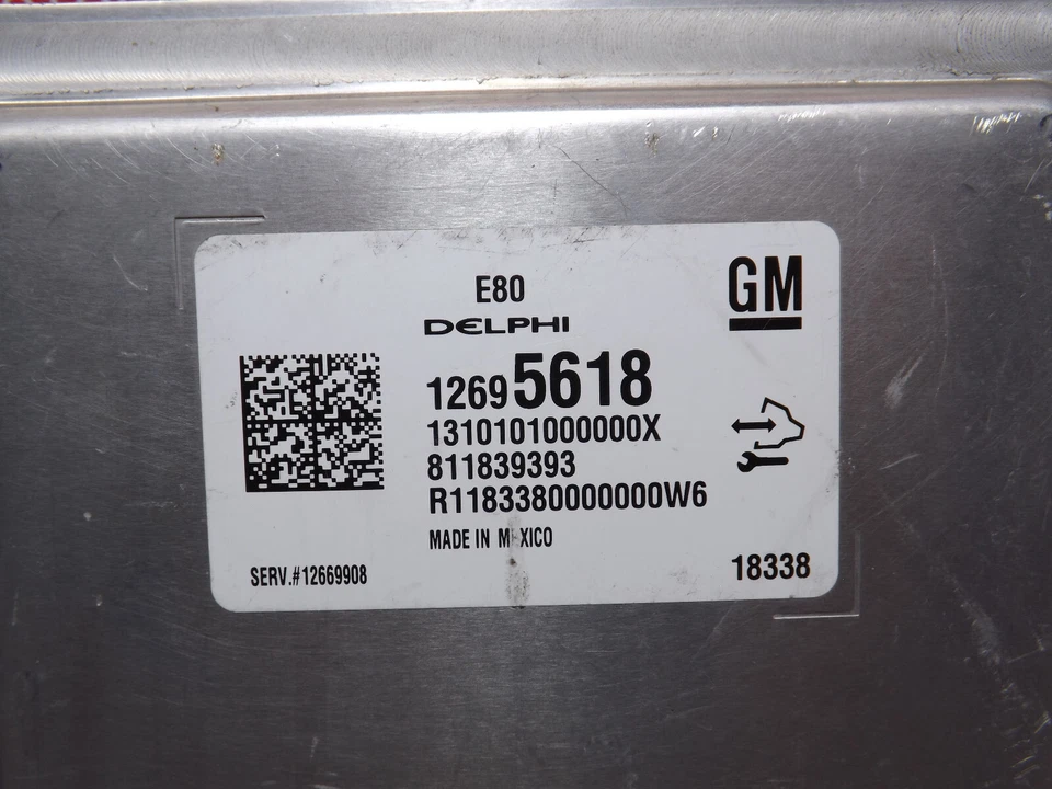 2019 BUICK ENCORE ENGINE COMPUTER MODULE ECU ECM 12669908 12695618 OEM — 第 2/4 张图片