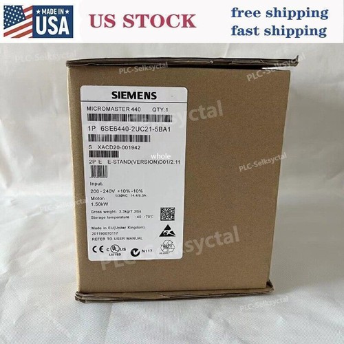 1PCS New Siemens 6SE6 440-2UC21-5BA1 6SE6440-2UC21-5BA1 In Box - Picture 1 of 4