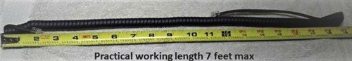 Siemens Phone Handset Cord OpenStage Optiset Receiver Curly Coil Flat Black 12Ft - Picture 2 of 2