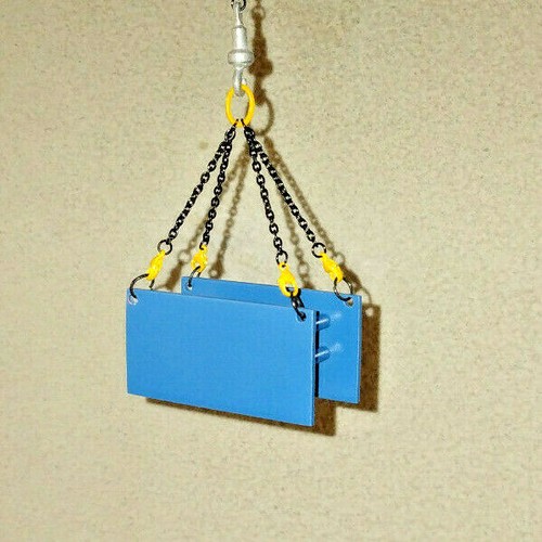 Trench Box 1/87th Scale Rectangle (All Metal) Authentic Sarens Blue. - 第 3/4 張圖片