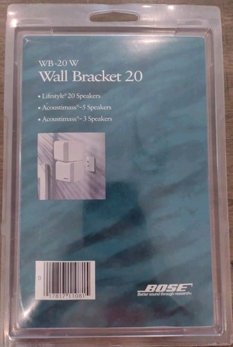 Bose Wall Bracket 20 WB-20 W (White) Wall Mount for Accoustimass, Lifestyle - Picture 2 of 3