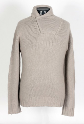 Hermes Cashmere Offset 1/2 Zip Sweater - Chunky - M / L - New - $2175 Retail - Picture 5 of 14