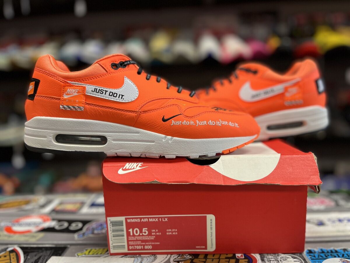 Nike Air Max 1 LX Just Do It Size 10.5W/9M Authentic Vintage Nike Air Max 1 LX Just Do It Size 10.5W/9M Authentic Vintage