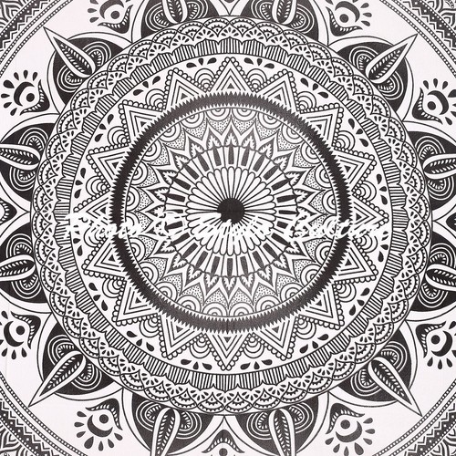Indian Queen Bedding Bedspread Bohemian Mandala Bed Cover Bedding Coverlet Throw - Picture 18 of 20