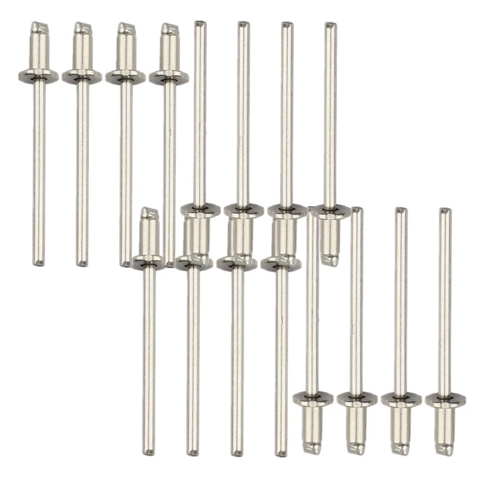 24PC Stainless Rivets Stainless Steel VIN Door Tags For Chrysler GM Ford AMC - Image 3 of 4