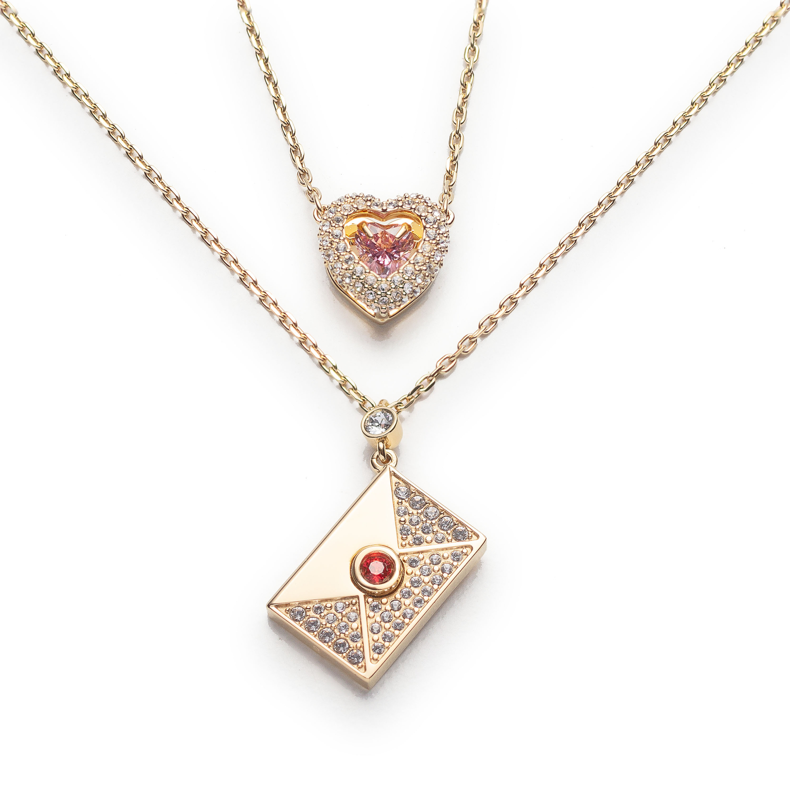 Женское колье Swarovski Letra с белым кристаллом Swarovski 5669920