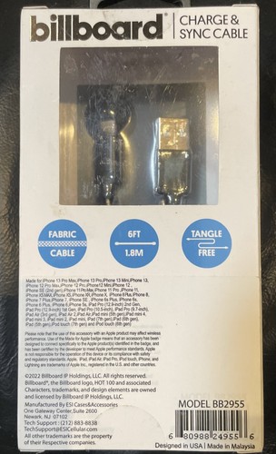 Bilboard Charge & Sync Cable Model BB2955 - Zdjęcie 2 z 3