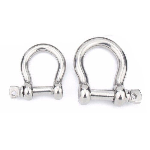 Bow Shackle 304 Stainless Steel Lifting Towing Connect Rigging Buckles M4-M25 - Picture 2 of 9